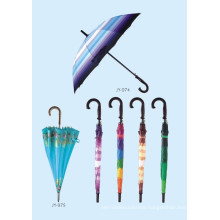 Auto Open Colorful Printing Straight Umbrella (JY-075)